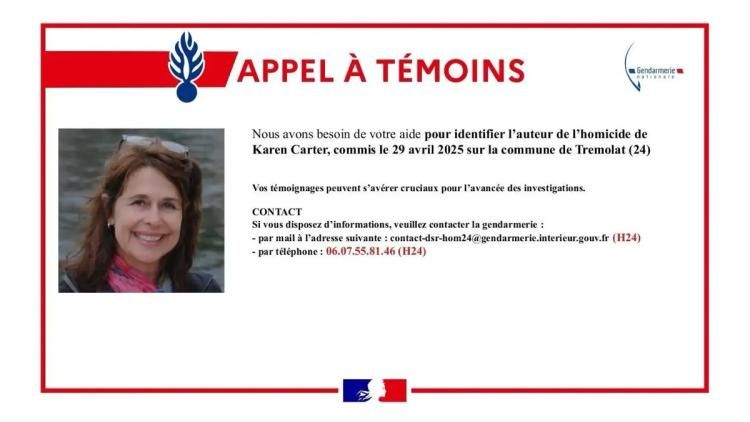Mystère à Trémolat : qui a tué Karen Carter ?