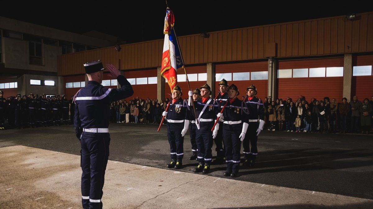 Carcassonne : Honneur et dévouement pour la Sainte-Barbe des pompiers