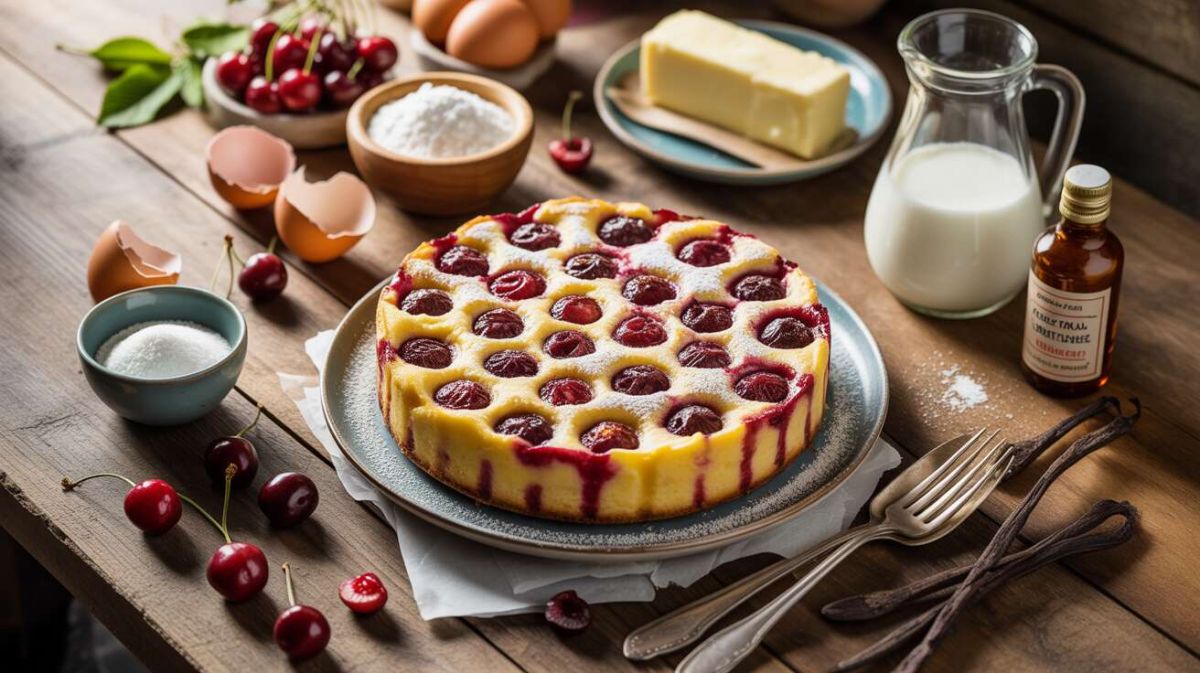 Découvrez la recette du clafoutis aux cerises, l'incontournable dessert d'été