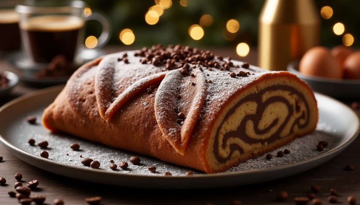 Préparez une bûche de Noël au moka avec l'Airfryer