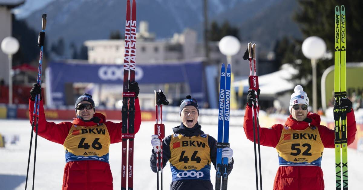 Mathis Desloges et Hugo Lapalus brillent à Davos : un podium dominé par les Norvégiens