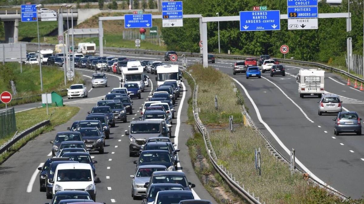bouchons monstres sur les routes de maine-et-loire : ce lundi 15 décembre