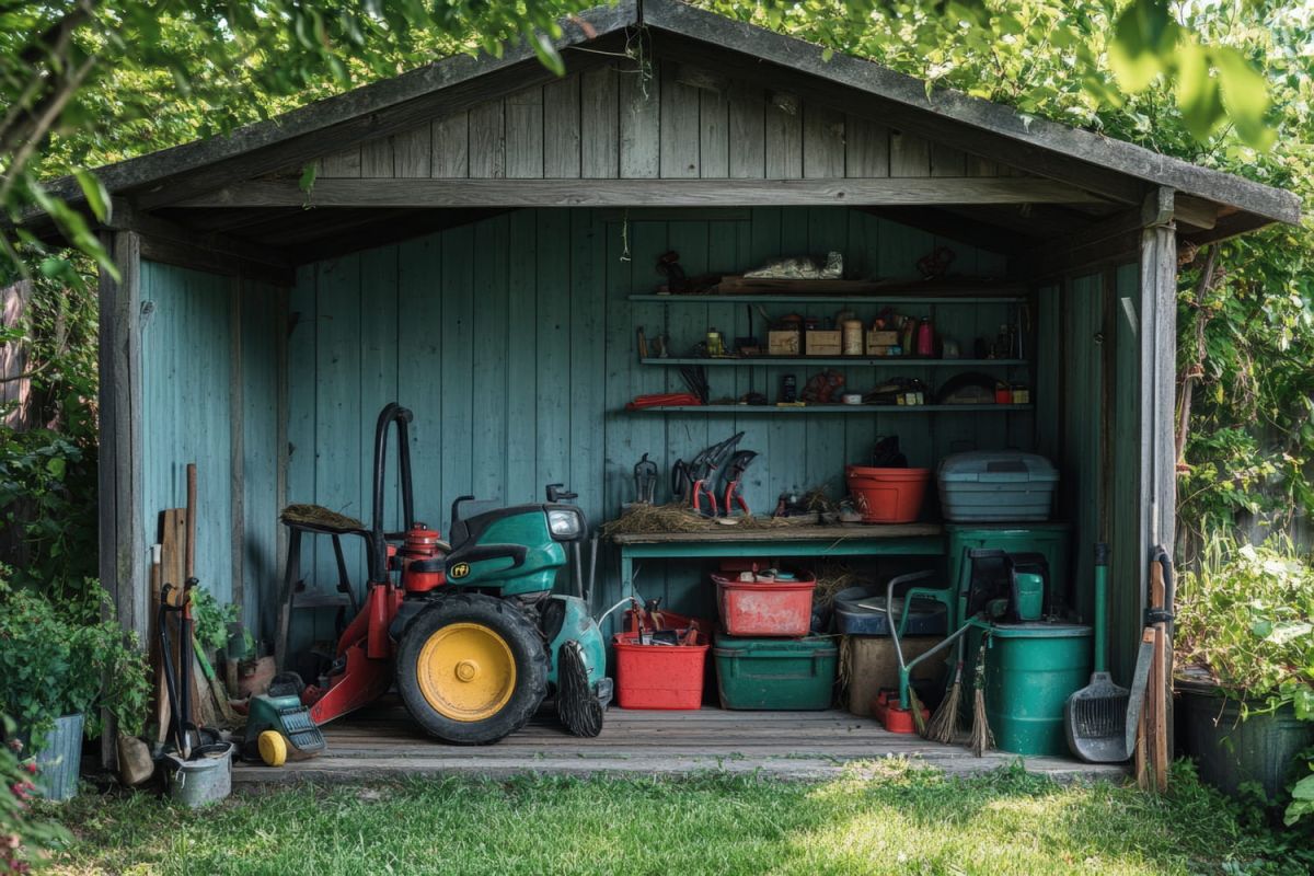 Les objets à proscrire de votre abri de jardin cet été