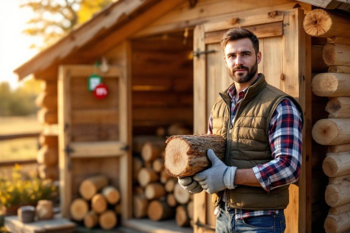 Préparez votre hiver avec le bûcher OLG à petit prix chez Truffaut