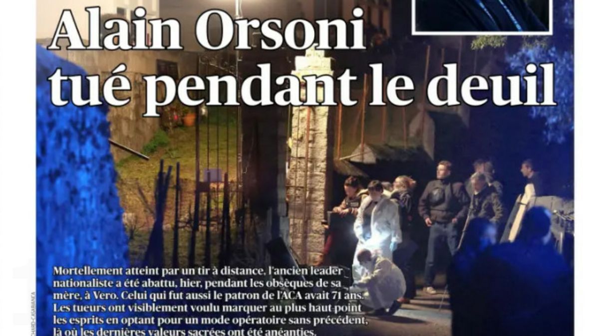 Alain Orsoni: un meurtre qui soulève le voile sur la criminalité en Corse