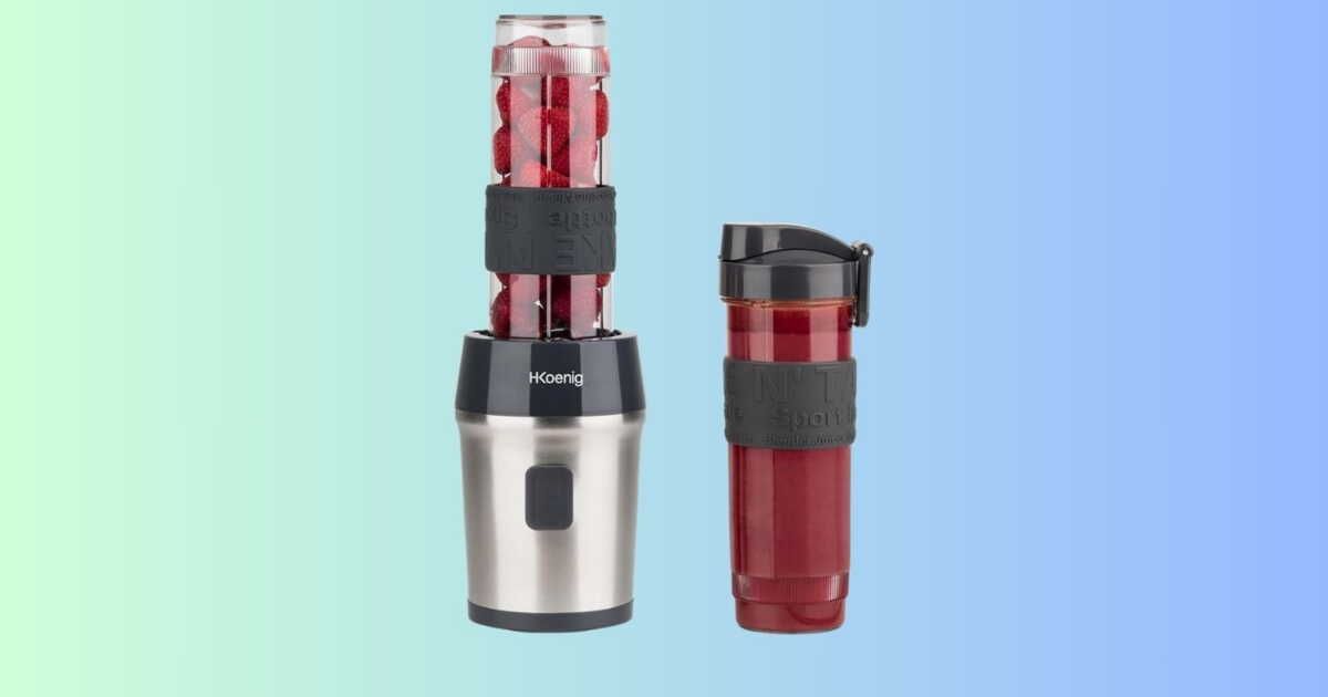 Préparez vos smoothies en un clin d'œil avec ce mini-blender à prix mini