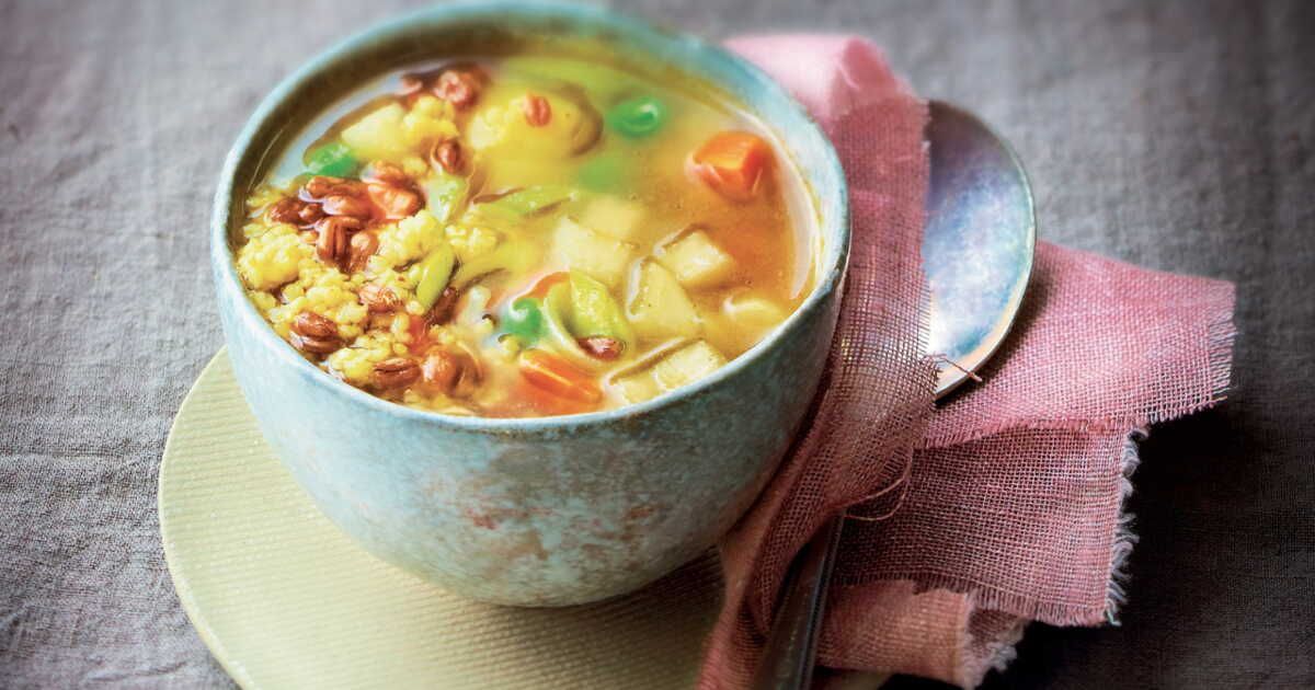 Un minestrone d’hiver réconfortant aux céréales
