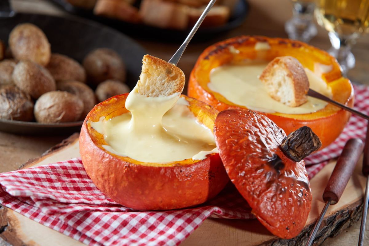 une fondue potiron-reblochon pour un halloween savoureux et original