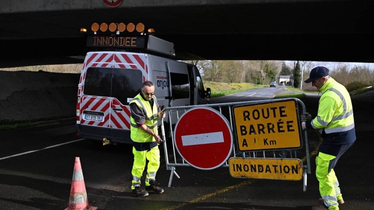 Maine-et-Loire : les routes coupées en raison des inondations