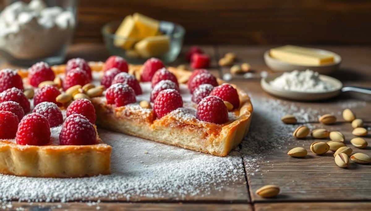 la tarte framboises et pistaches qui va enchanter vos papilles