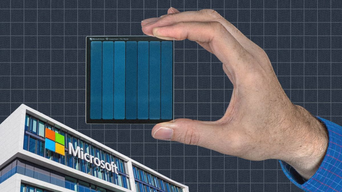 Microsoft mise sur la gravure du verre pour des données immortelles