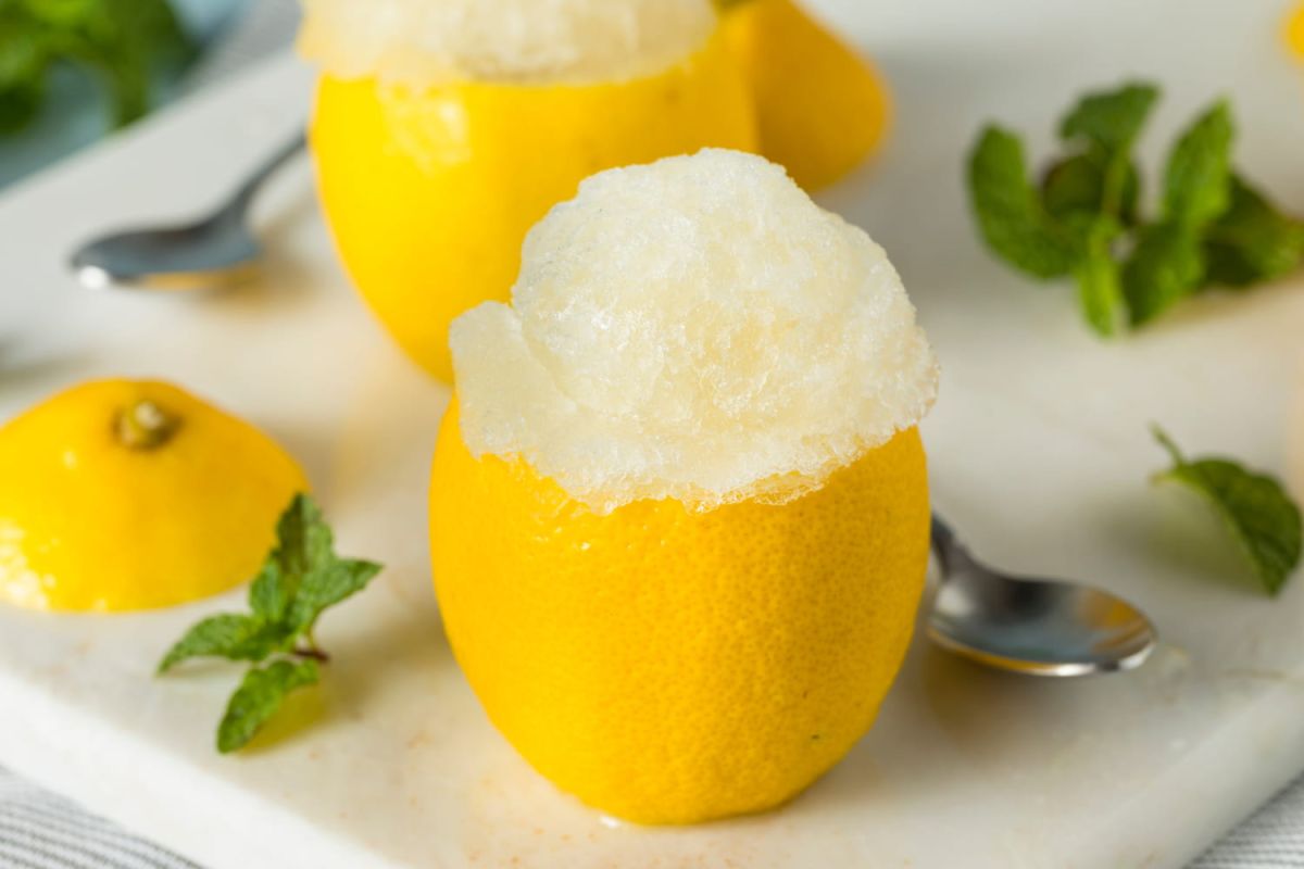 Un dessert au citron idéal pour l'été : frais et digestif