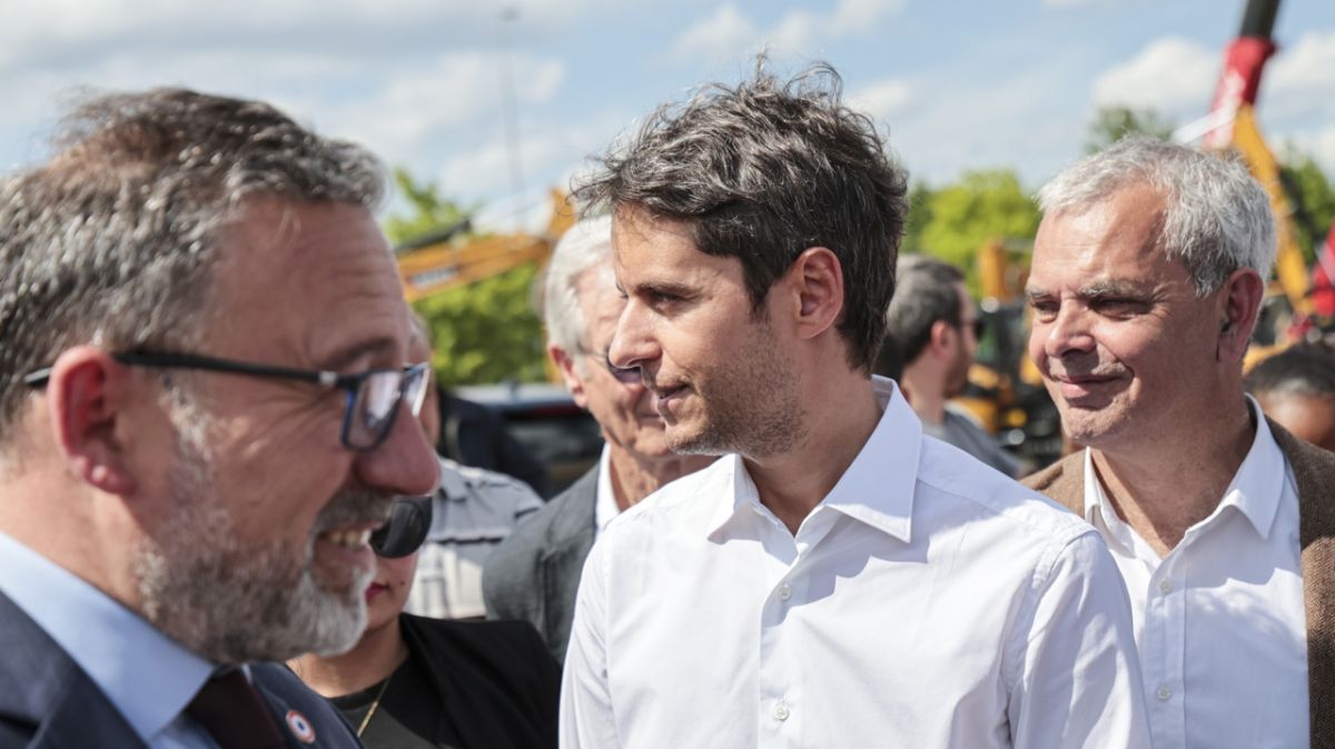Gabriel Attal à Tours pour porter la voix de Christophe Bouchet
