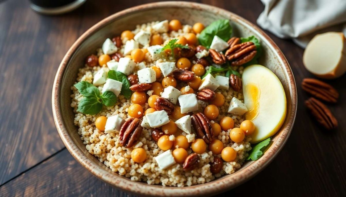 Savourez un Buddha Bowl au fromage bleu, l'équilibre parfait des saveurs