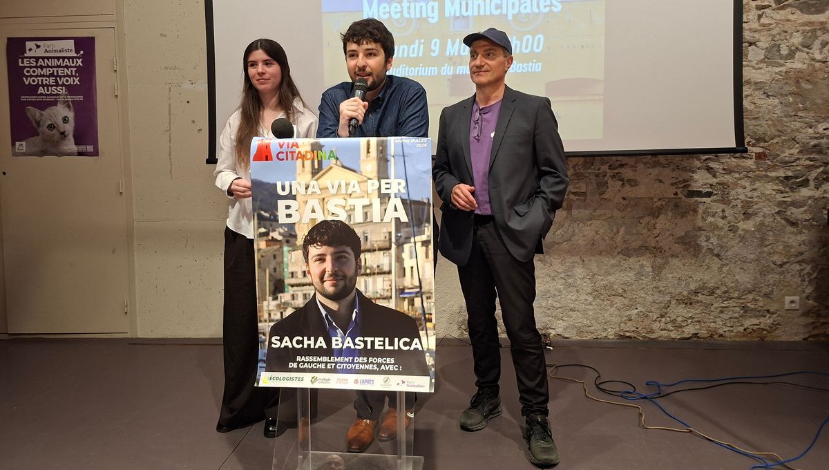 Sacha Bastelica, candidat à Bastia, prône une gauche engagée pour 2026