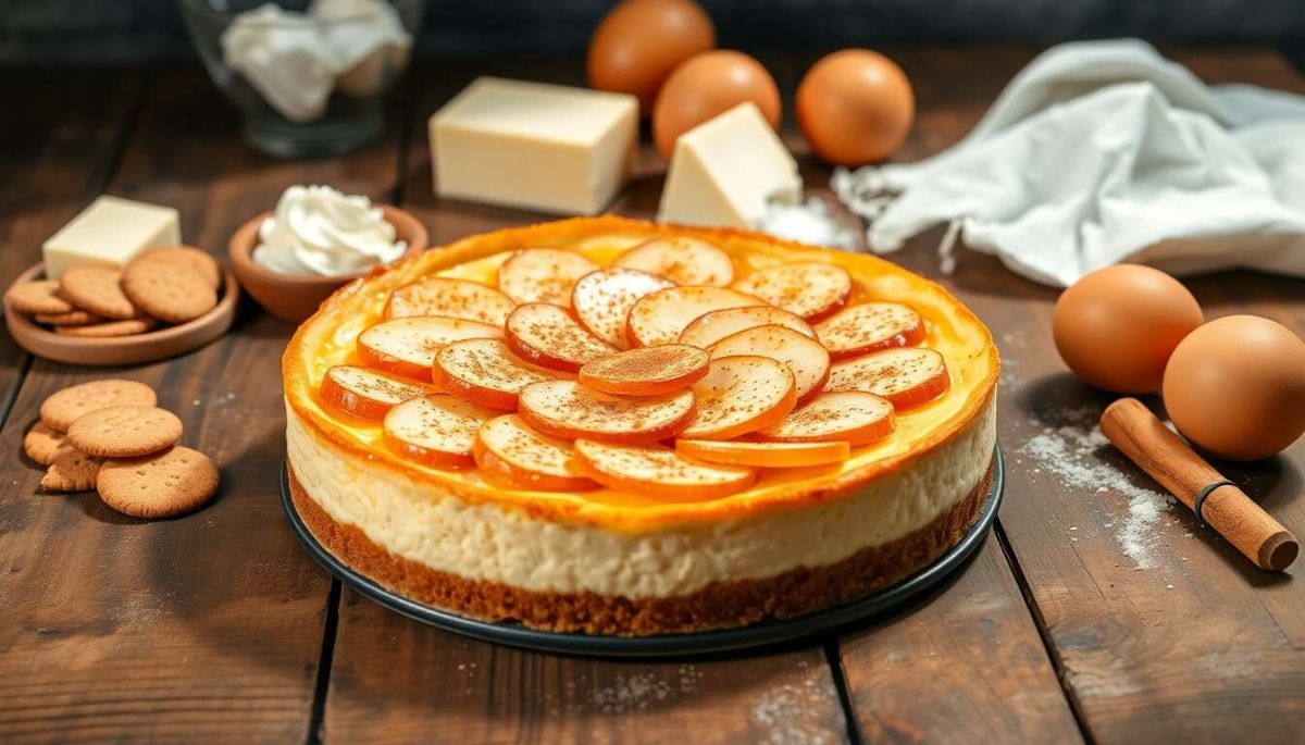 Un cheesecake aux pommes irrésistible pour vos pauses gourmandes