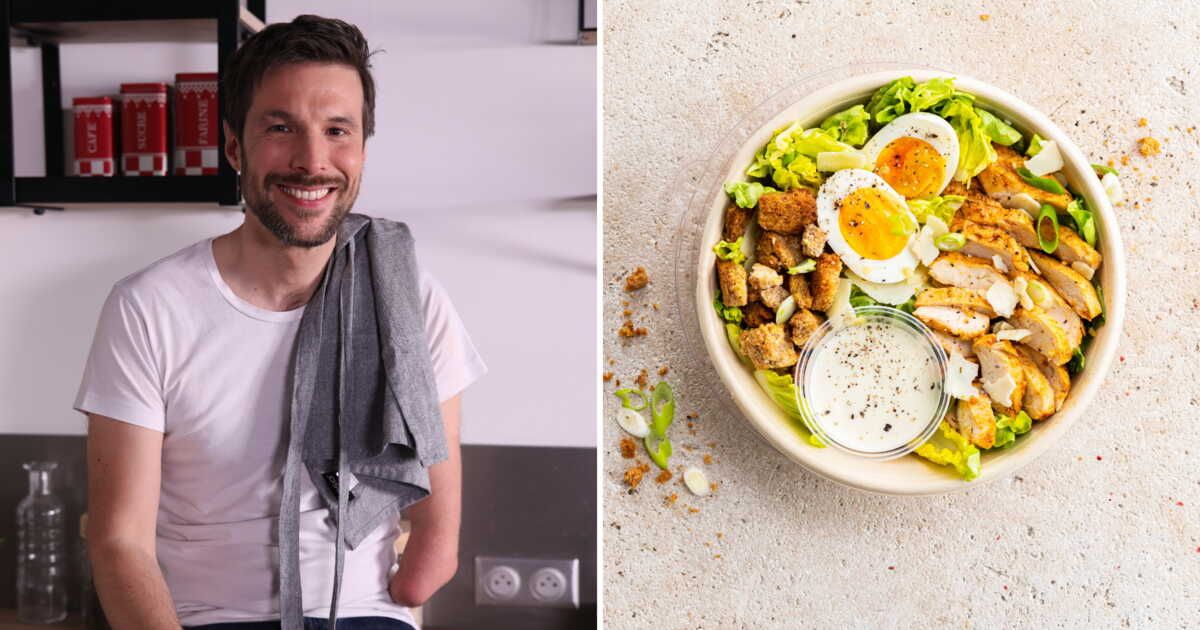 Recette : découvrez la salade César de Grégory Cuilleron, ancien Top Chef