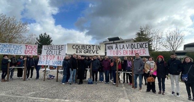 Le collège Pierre de Coubertin en grève : la violence des élèves inquiète