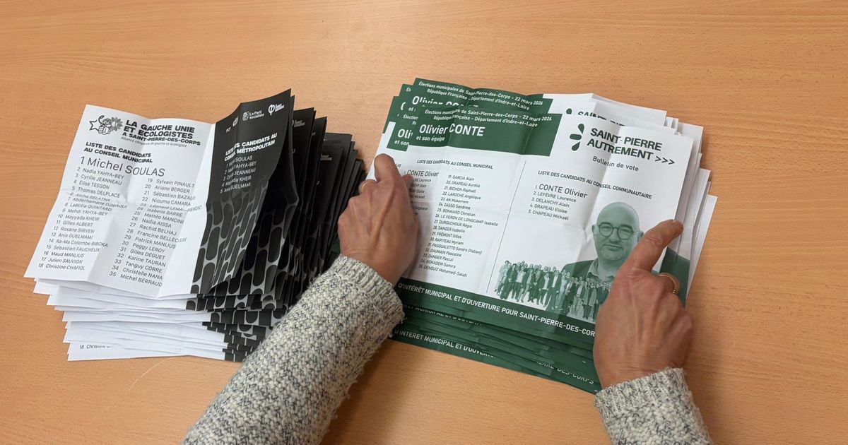 Suivez en direct les résultats des municipales 2026 en Indre-et-Loire