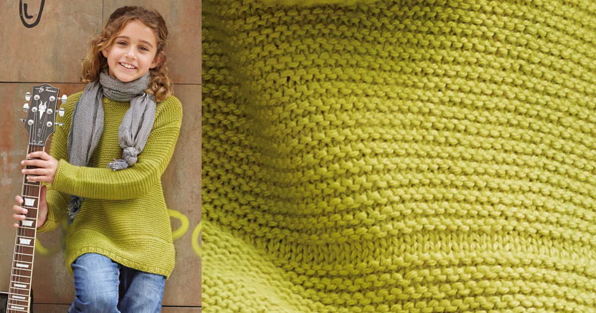 La magie du point mousse : un vêtement intemporel à la portée de tous