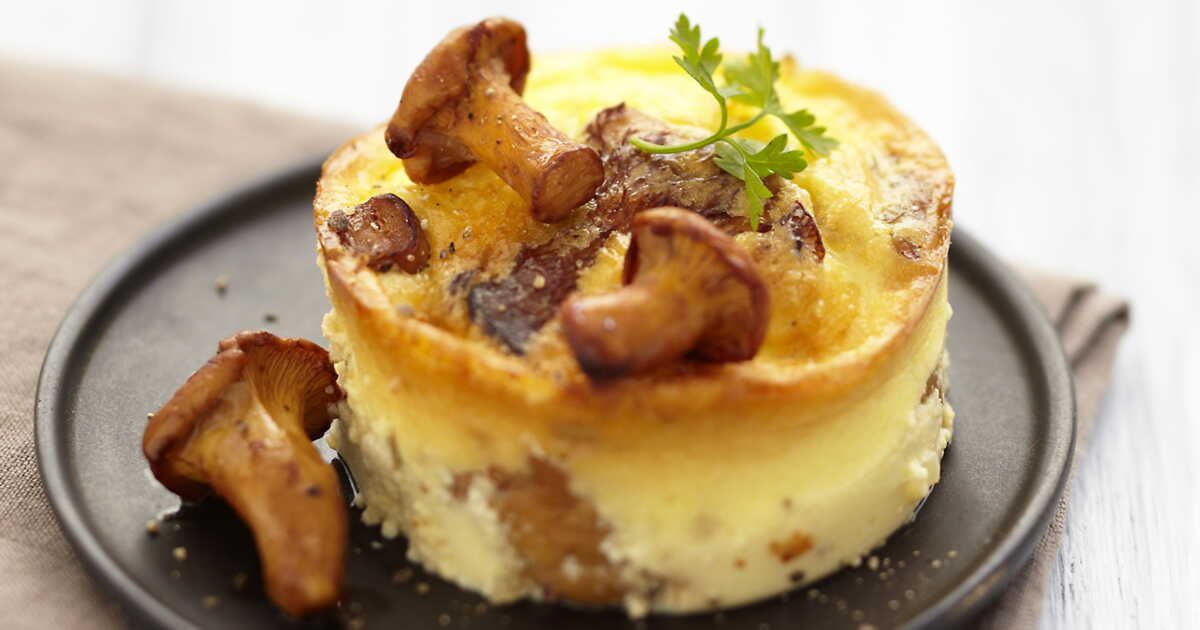 Un voyage gourmand : petit flan aux girolles