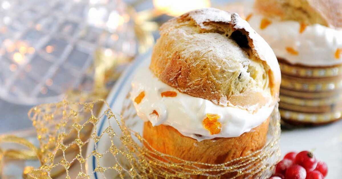 Mini panettone au mascarpone