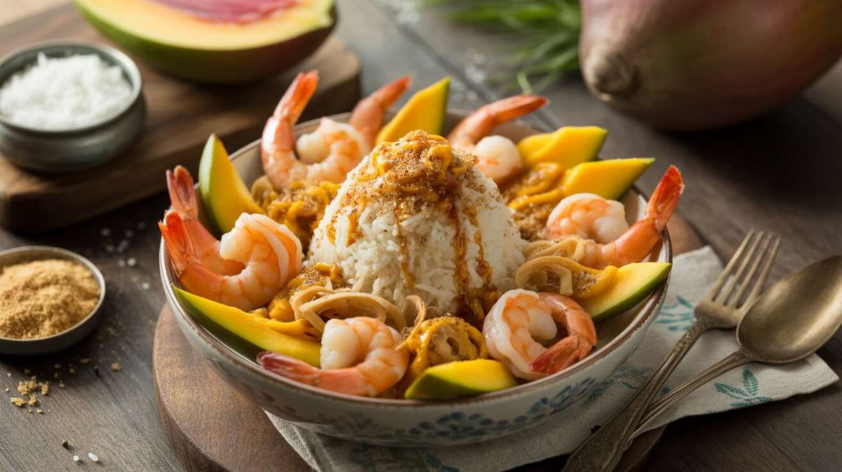 Bowl de crevettes et mangue : un voyage culinaire en un instant