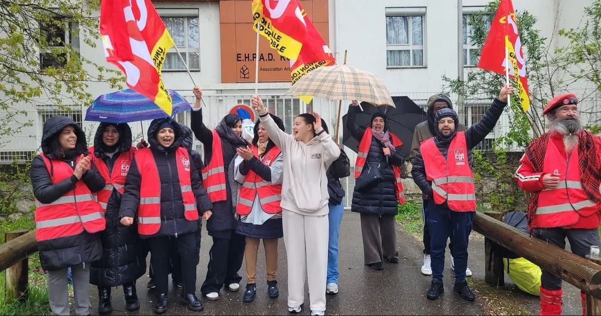 Les agents du ménage d'Ehpad de Grenoble poursuivent leur grève pour des conditions de travail dignes