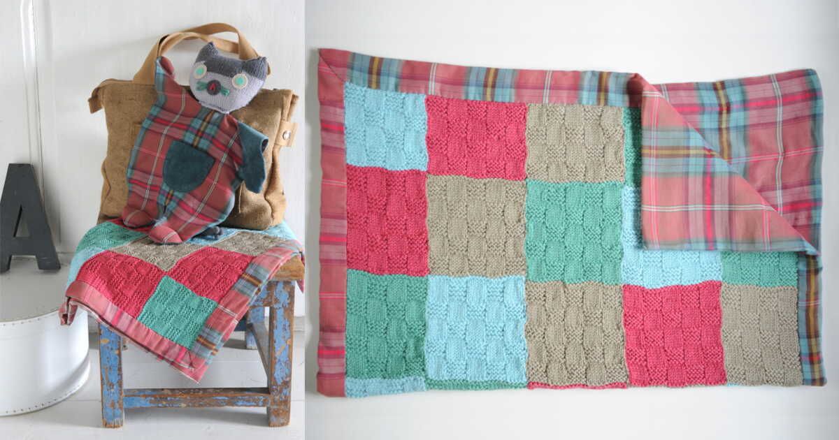 Le plaid tricoté pour bébé : un projet tendre et réconfortant