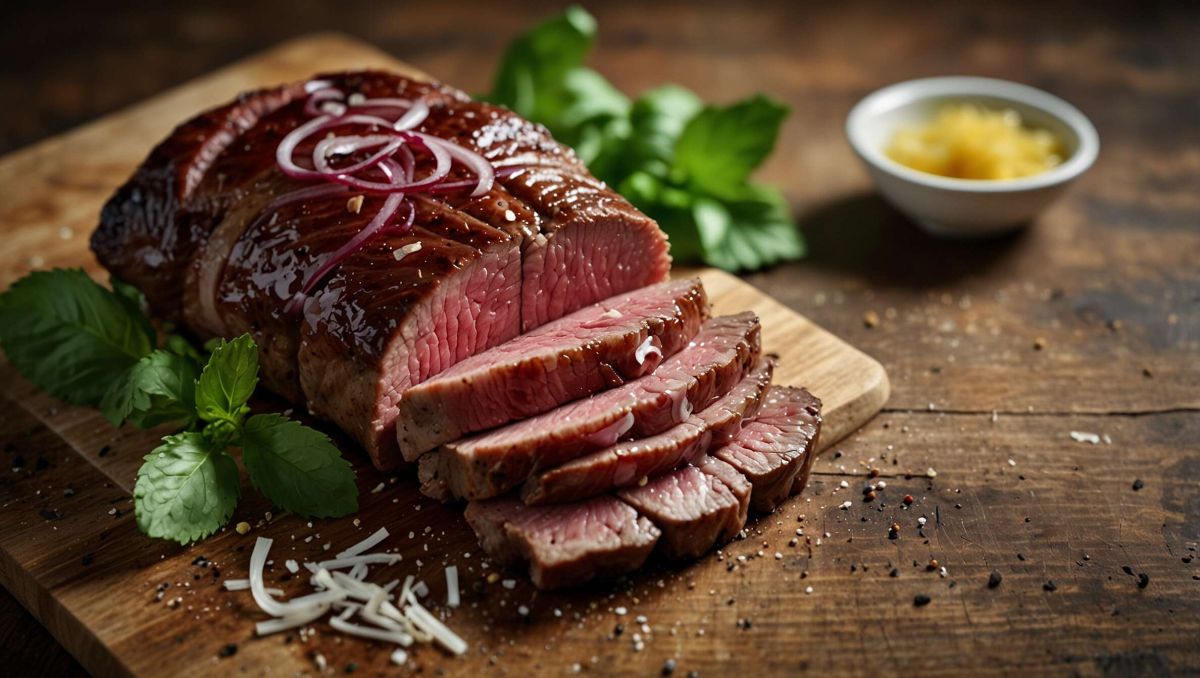 Un voyage culinaire avec le bœuf mariné à la citronnelle et gingembre