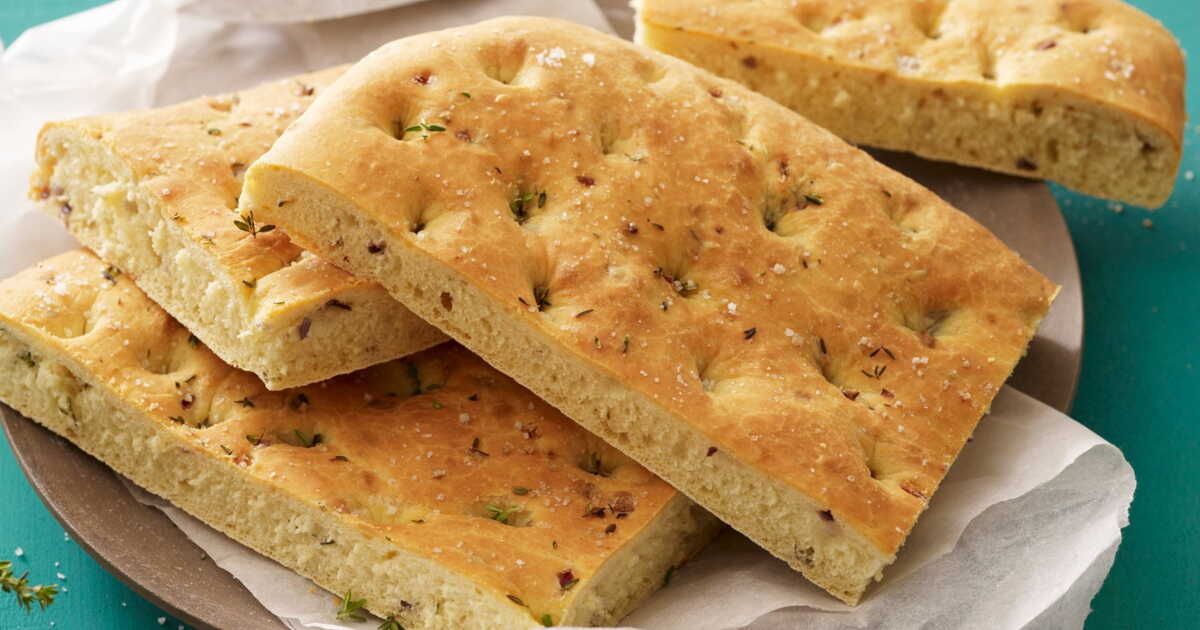 la recette de focaccia moelleuse de la cheffe étoilée stéphanie le quellec