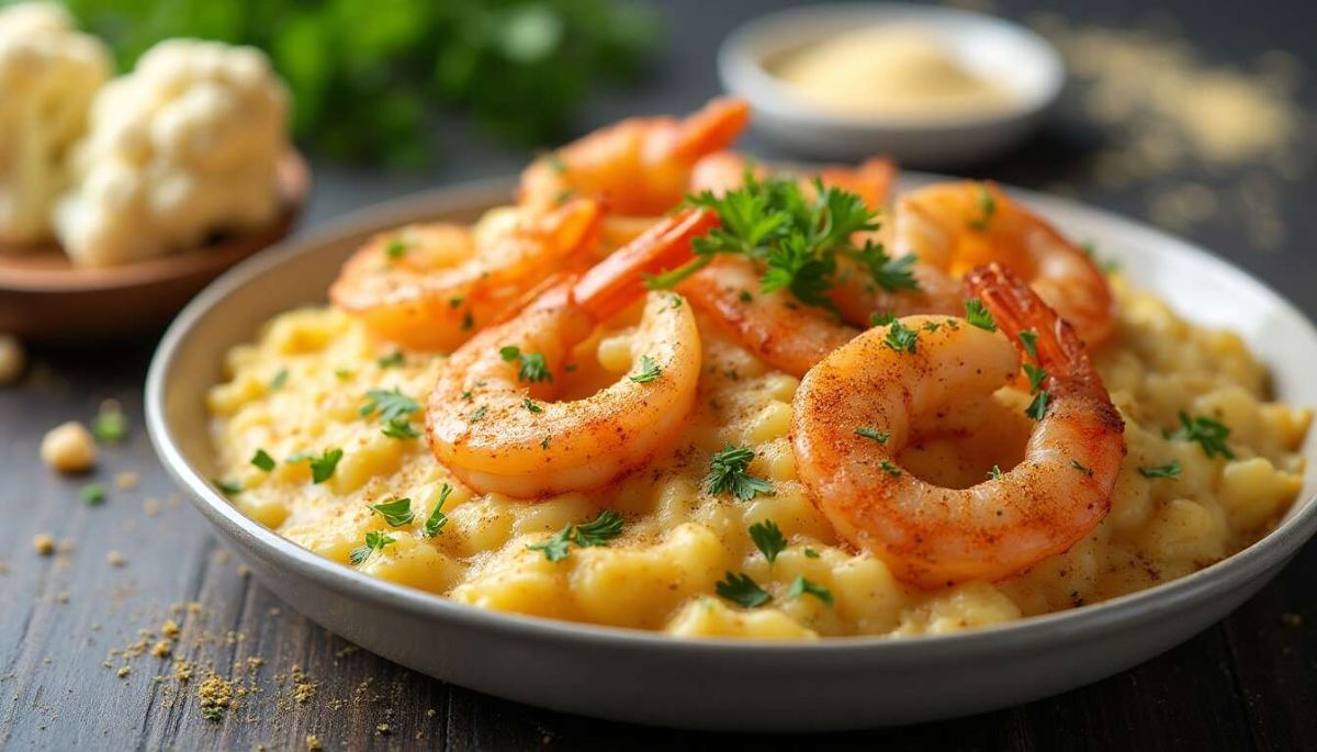 Gratin léger de chou-fleur aux crevettes : une recette savoureuse à découvrir