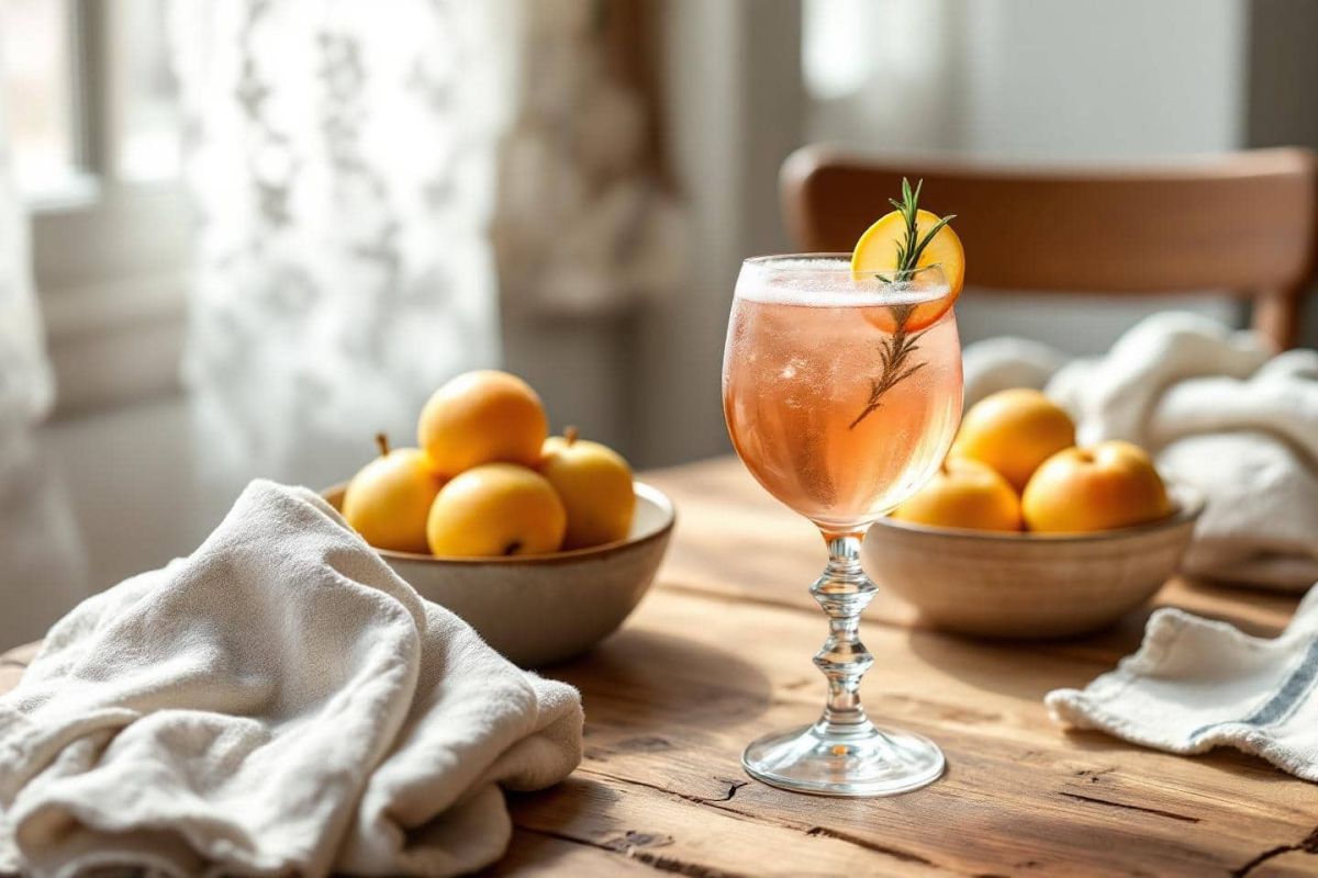 Redécouvrez le spritz : coing et romarin en fusion pétillante