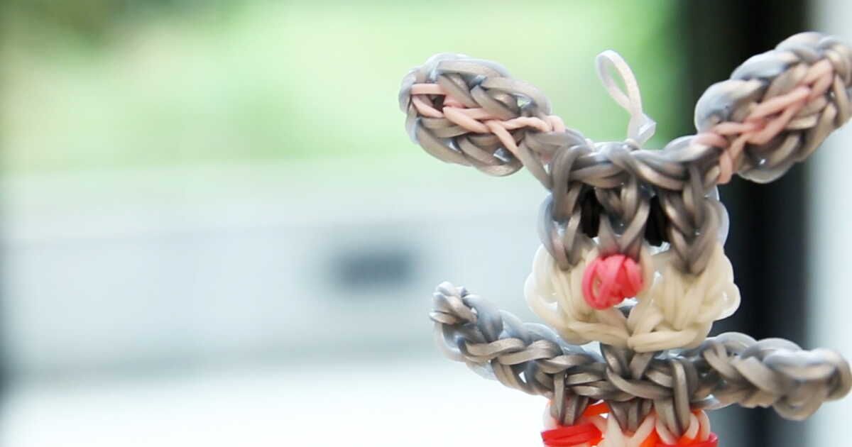 L'art fascinant du lapin en élastiques Rainbow Loom