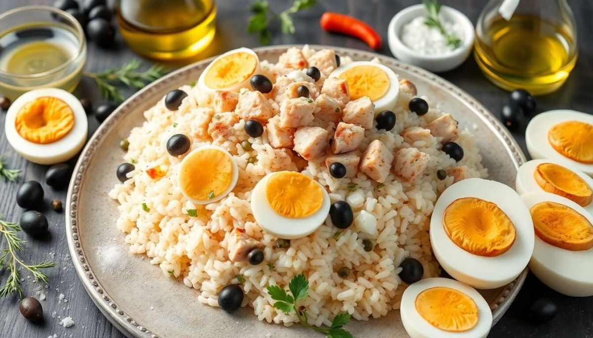 Salade de riz au thon et œufs durs : un délice simple et rapide