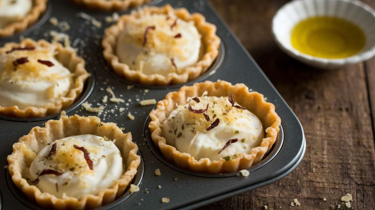 Mini-tartelettes apéro sans pâte : une bouchée de bonheur à préparer