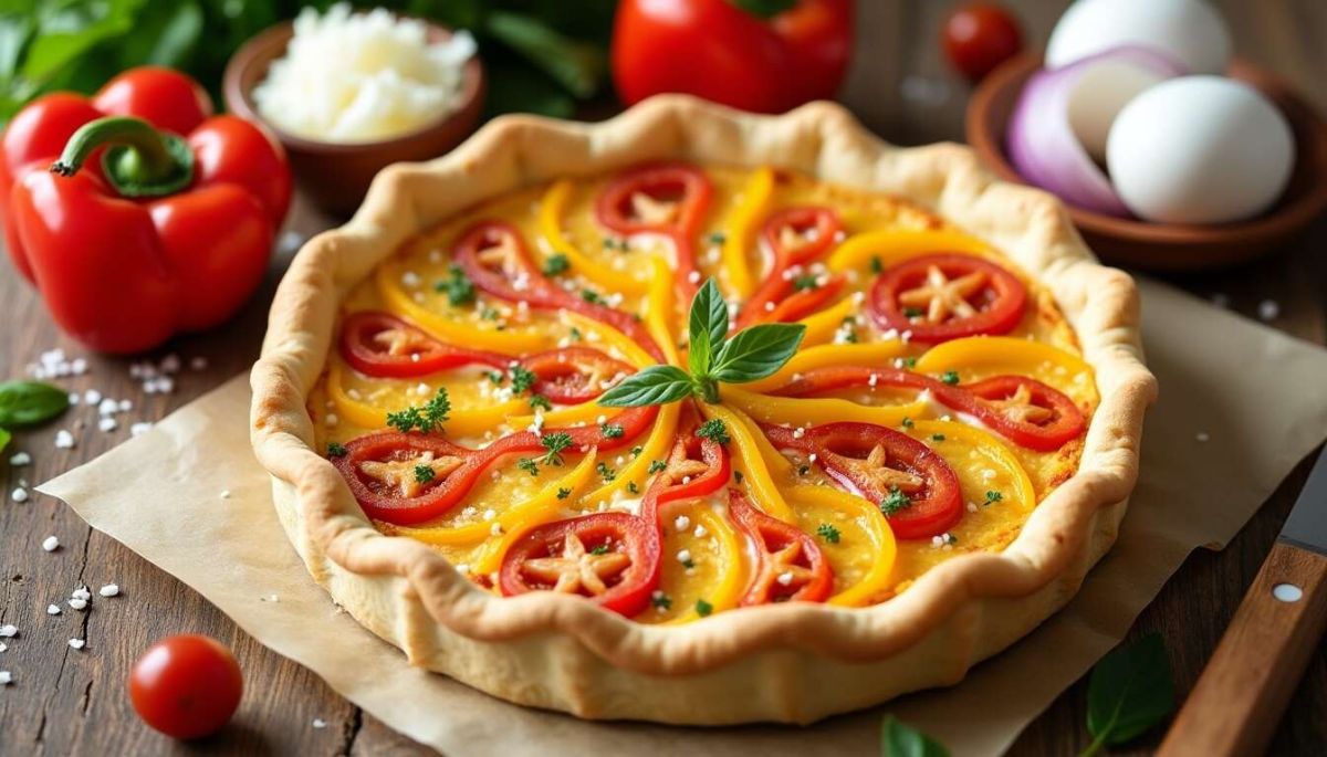 Découvrez la quiche aux poivrons qui fera l’unanimité à votre table