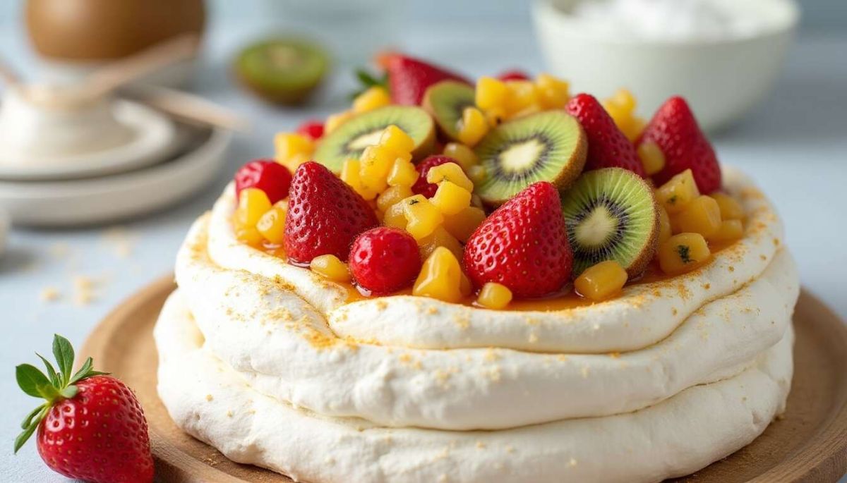 La pavlova vegan légère qui fait sensation