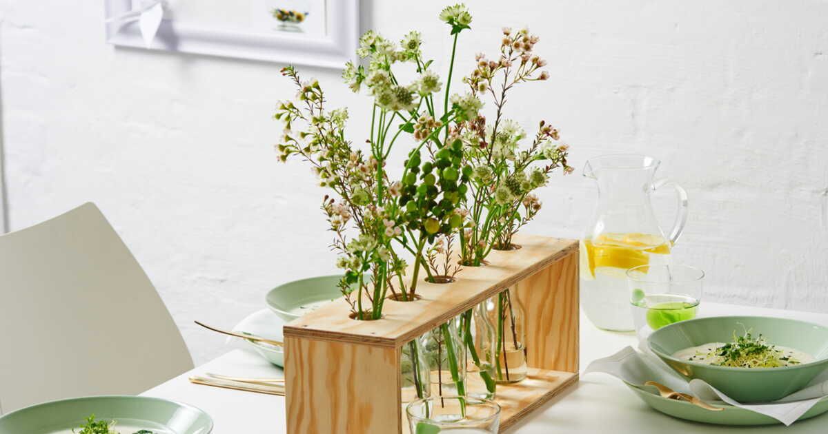 Un vase design pour une déco florale moderne