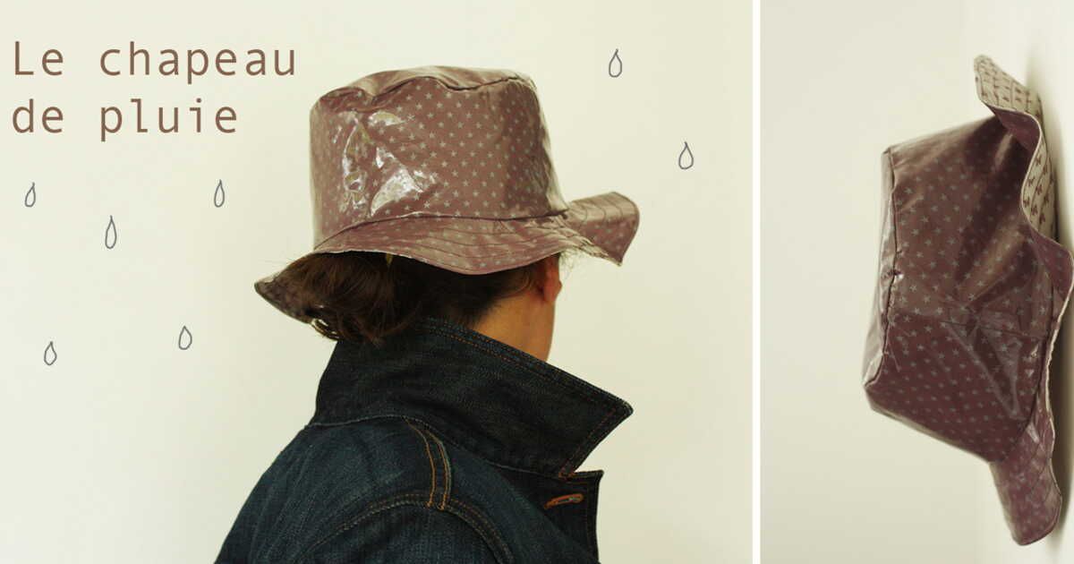 créez votre propre chapeau de pluie en un clin d'œil