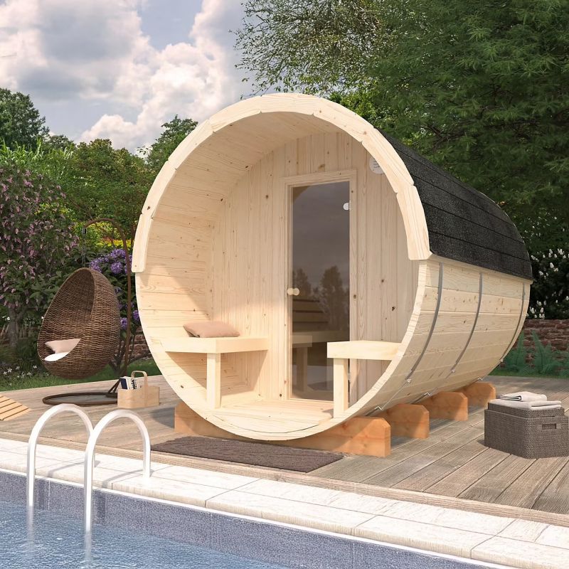 Transformez votre automne avec un sauna de jardin à prix réduit chez Castorama