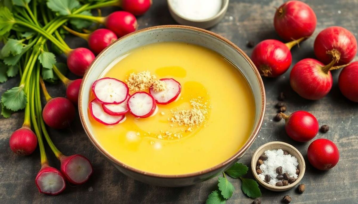 Découvrez la délicieuse soupe de radis maison