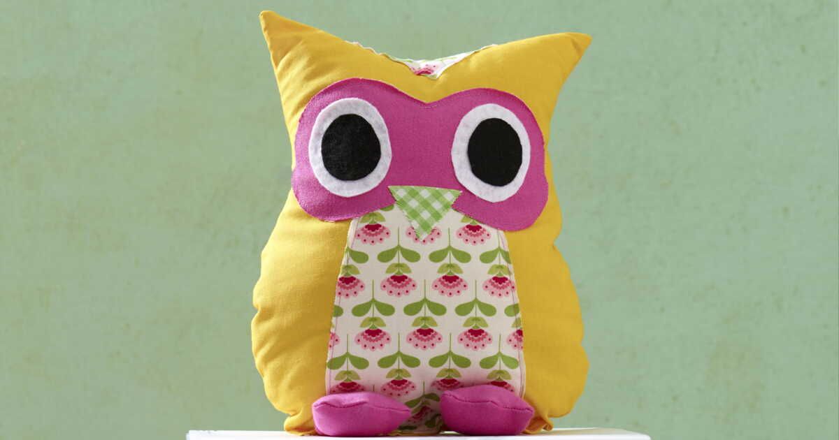 Fabriquez votre doudou chouette tout doux