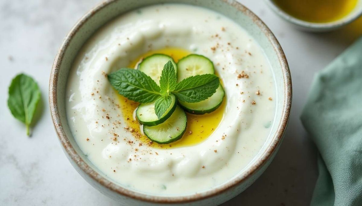 La soupe froide de concombre et menthe, une recette rafraîchissante pour l’été