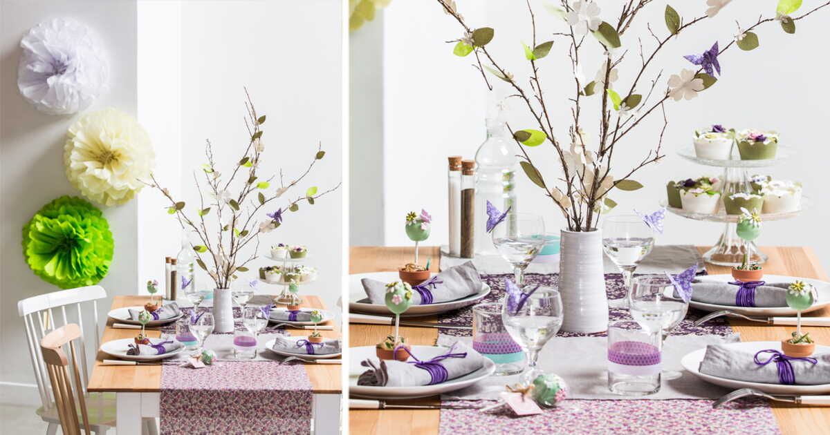 Créer une table de Pâques élégante et festive