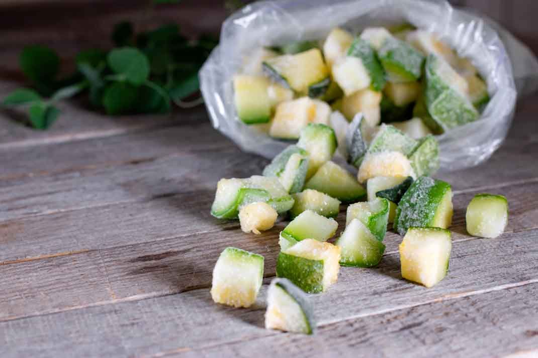 Les secrets pour congeler des courgettes facilement