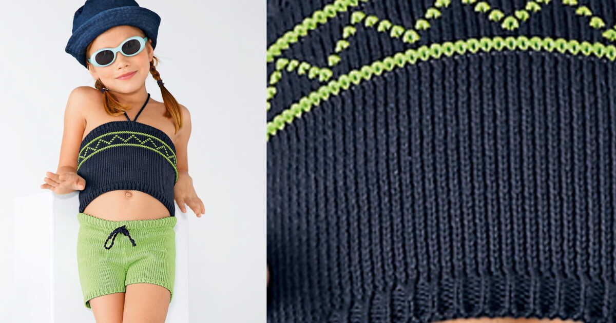 Le charme du tricot : le short qui fait sensation