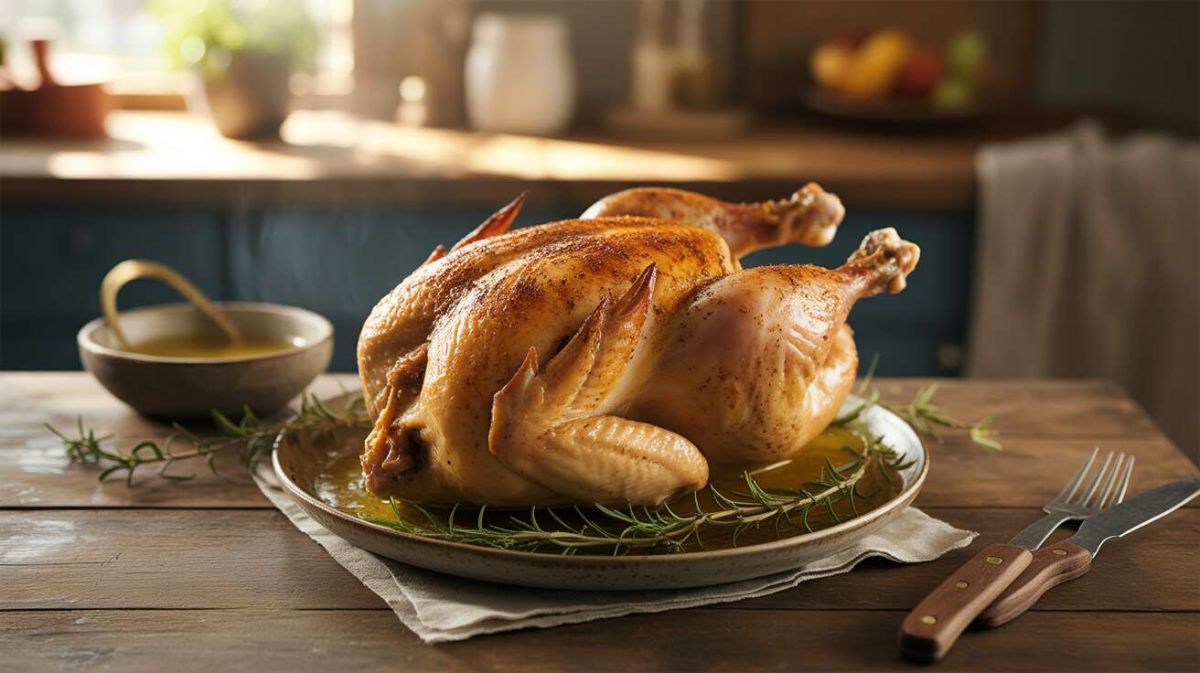 L'astuce infaillible pour un poulet rôti toujours juteux cet été