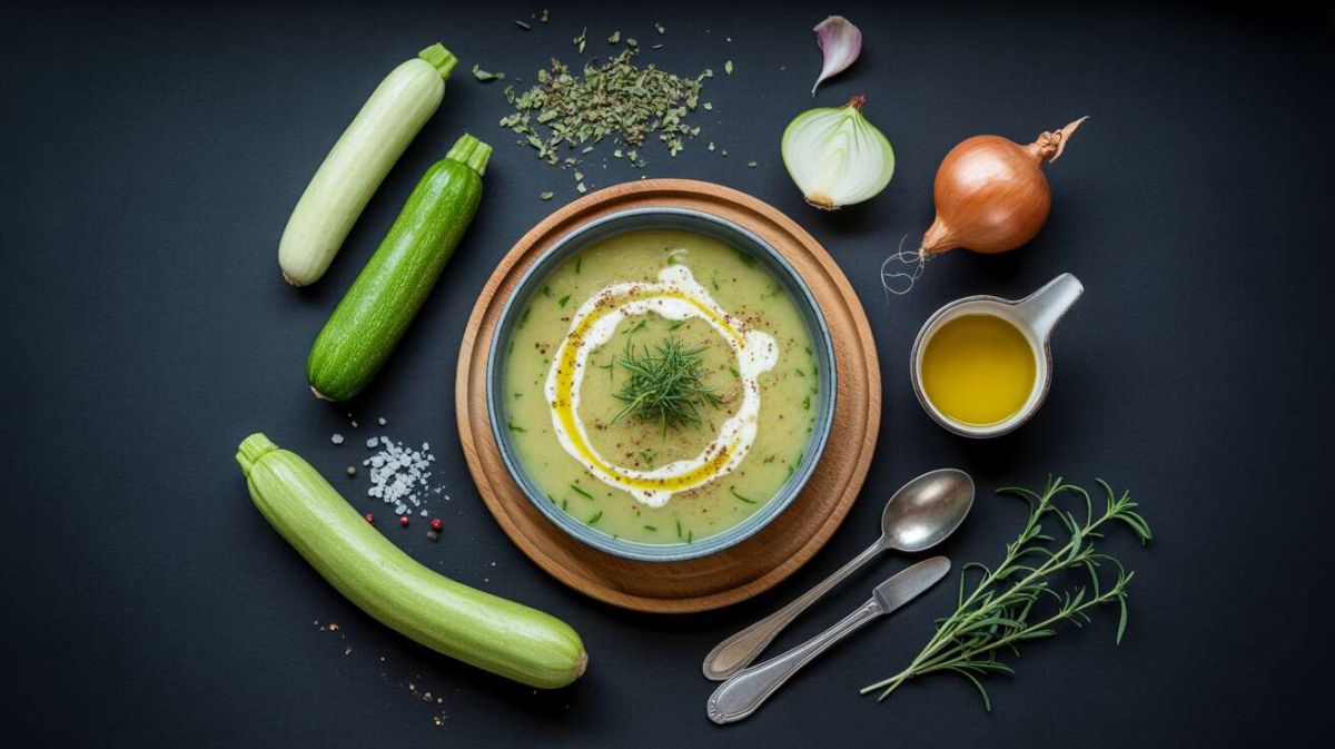 Une surprise gustative : le velouté de courgette à l'estragon