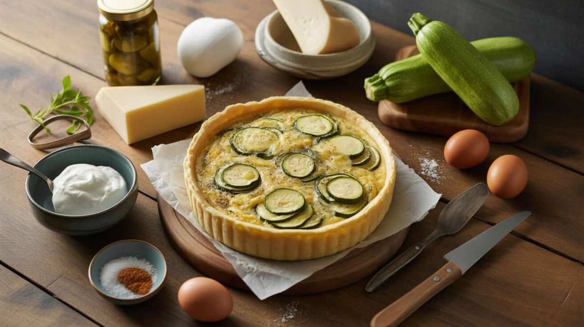 Dégustez une quiche aux courgettes et fromage frais : un délice incontournable